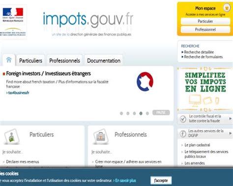 impots.gouv.fr-particuliers mon compte